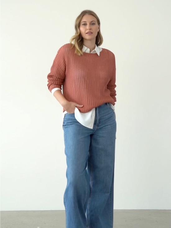 Reitmans Sweaters - Lightweight Mauve Knit Pullover Sweater - Women